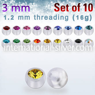 xajb3 loose body jewelry parts acrylic body jewelry 