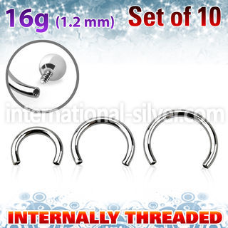 xcb16gin loose body jewelry parts surgical steel 316l 