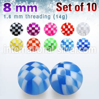 xckbal8 loose body jewelry parts acrylic body jewelry 