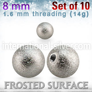 xfobal8 loose body jewelry parts surgical steel 316l 