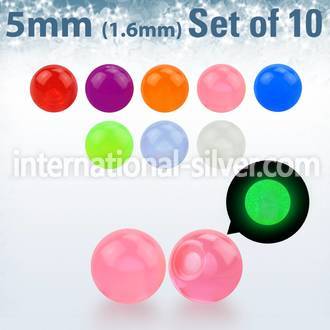 xglb5 loose body jewelry parts acrylic body jewelry belly button