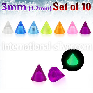 xglcn3 loose body jewelry parts acrylic body jewelry 