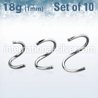 xsp18g loose body jewelry parts surgical steel 316l 