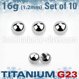 xubal25 loose body jewelry parts titanium g23 implant grade eyebrow