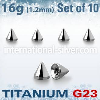 xucon25 loose body jewelry parts titanium g23 implant grade belly button
