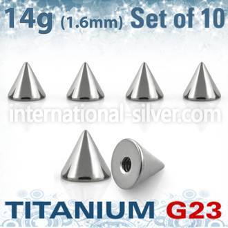 xucon5 loose body jewelry parts titanium g23 implant grade belly button