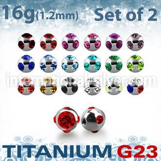 xumjb3 loose body jewelry parts titanium g23 implant grade belly button