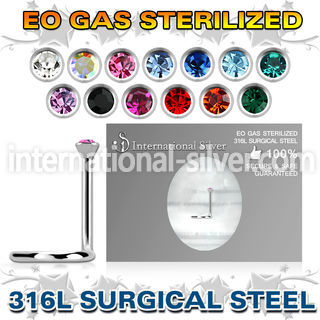 znscb2 sterilized steel press fit nose screw 2mm color