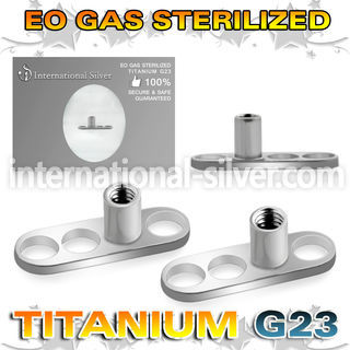 ztsa2 sterilized titanium dermal anchor base 3holes internal
