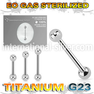 zubbbs straight barbells titanium g23 implant grade tongue