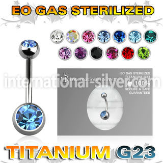 zubn2cg belly rings titanium g23 implant grade belly button