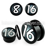 afpoo plugs gauges acrylic body jewelry ear lobe