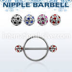 afrnpe5 straight barbells surgical steel 316l nipple