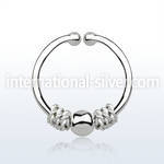 agsep12c fake illusion body jewelry silver 925 septum