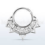 agsepv10 seamless segment rings silver 925 septum