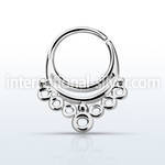 agsepv1 seamless segment rings silver 925 septum