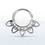 agsepv6 seamless segment rings silver 925 septum