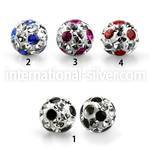 amfr5 loose body jewelry parts surgical steel 316l belly button