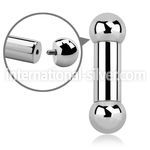 bb0 straight barbells surgical steel 316l tongue