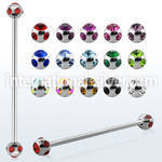 bb5c straight barbells surgical steel 316l tongue