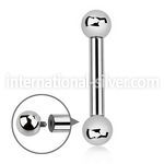 bb8 straight barbells surgical steel 316l tongue