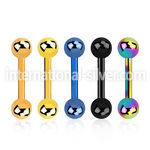 bbetb4 straight barbells anodized surgical steel 316l eyebrow