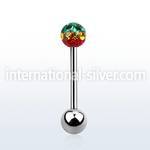 bbfr5r straight barbells surgical steel 316l tongue