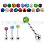 bbfr6 straight barbells surgical steel 316l tongue