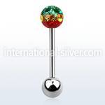 bbfr6r straight barbells surgical steel 316l tongue