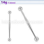 bbindb straight barbells surgical steel 316l 