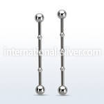 bbindh1 straight barbells surgical steel 316l helix