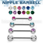 bbnp2c straight barbells surgical steel 316l nipple