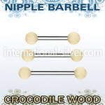 bbnpcr5 straight barbells organic body jewelry nipple