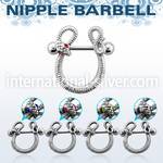bbnpd8 straight barbells surgical steel 316l nipple