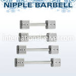 bbnpsdi5 straight barbells surgical steel 316l nipple