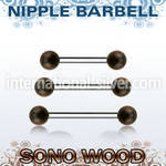 bbnpsn5 straight barbells organic body jewelry nipple
