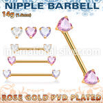 bbnptthz anodized surgical steel 14g barbell nipple piercing