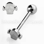 bbsks straight barbells surgical steel 316l tongue