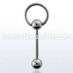 bbsl straight barbells surgical steel 316l tongue
