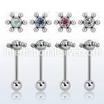 bbssc6 straight barbells surgical steel 316l tongue