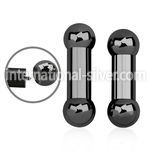 bbt00x straight barbells anodized surgical steel 316l tongue