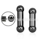 bbt0x straight barbells anodized surgical steel 316l tongue