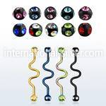 bbtcj straight barbells anodized surgical steel 316l tongue