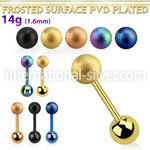 bbtfo6 straight barbells anodized surgical steel 316l tongue