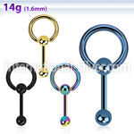 bbtsl straight barbells anodized surgical steel 316l tongue