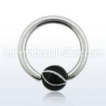 bcae5 hoops captive rings surgical steel 316l with acrylic parts labrets chin