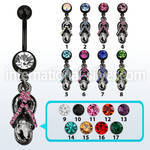 bcdsd5 belly rings anodized surgical steel 316l belly button