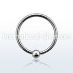 bcr16 hoops captive rings surgical steel 316l nose