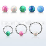 bcr18o5 hoops captive rings surgical steel 316l nose