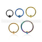 bcrt20 hoops captive rings anodized surgical steel 316l nose
